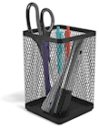 UTENCIL HOLDER, METAL MESH, TRU RED, MATTE BLACK THUMBNAIL